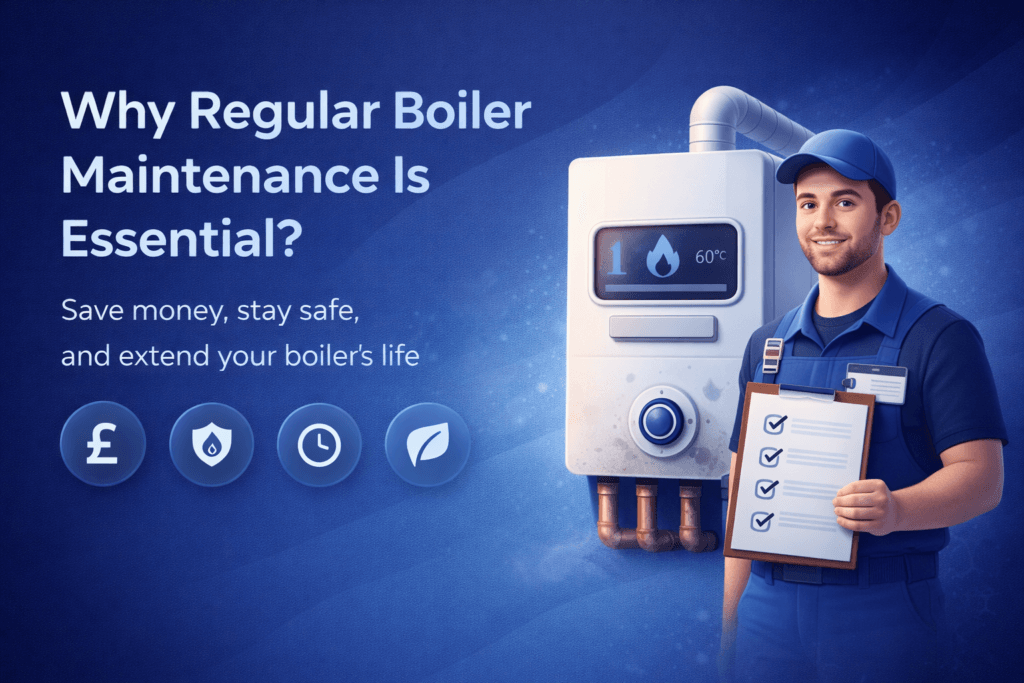 Learn why annual boiler maintenance is essential. Reduce breakdowns, improve efficiency, lower bills and protect your warranty. Boiler servicing across Northamptonshire.